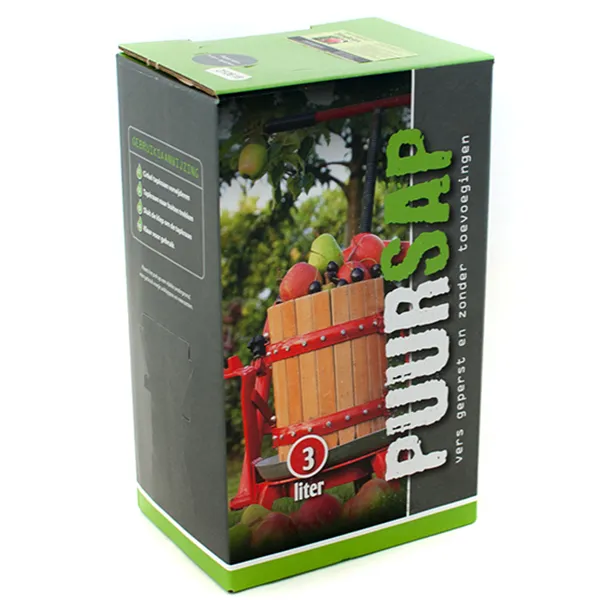 3 liter puursap appelsap appeltap doos