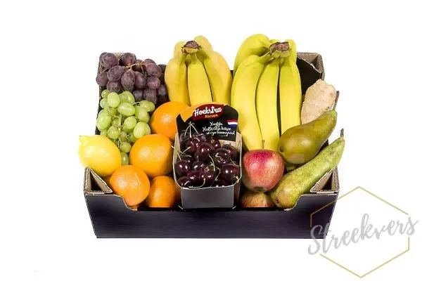 Fruitbox compleet Flevoland, complete boxen van Streekvers